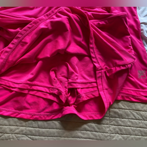 Girls Fila Tennis Shirt and Skort Set - Picture 4 of 4